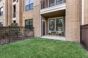 Private patio